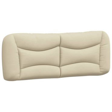 vidaXL Κρεβάτι Κρεμ 180x200 εκ. Υφασμάτινο