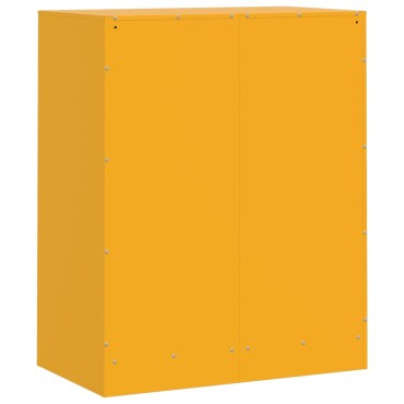 vidaXL Ντουλάπι Μουσταρδί 67x39x83cm από Ατσάλι 1 τεμ.