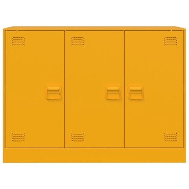 vidaXL Ντουλάπι Μουσταρδί 99x39x73cm από Ατσάλι 1 τεμ.