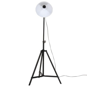 vidaXL Φωτιστικό Δαπέδου 25 W Λευκό 61x61x90/150 εκ. Ε27