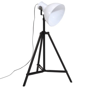vidaXL Φωτιστικό Δαπέδου 25 W Λευκό 61x61x90/150 εκ. Ε27