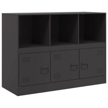 vidaXL Ντουλάπι Μαύρο 99x39x73cm από Ατσάλι 1 τεμ.