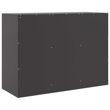 vidaXL Ντουλάπι Μαύρο 99x39x73cm από Ατσάλι 1 τεμ.