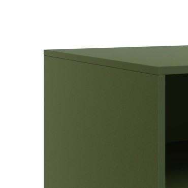 vidaXL Έπιπλα Τηλεόρασης 2 τεμ. Πράσινο Λαδί 67x39x44cm από Χάλυβα