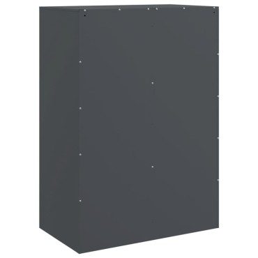vidaXL Ντουλάπι Ανθρακί 67x39x95cm από Ατσάλι 1 τεμ.