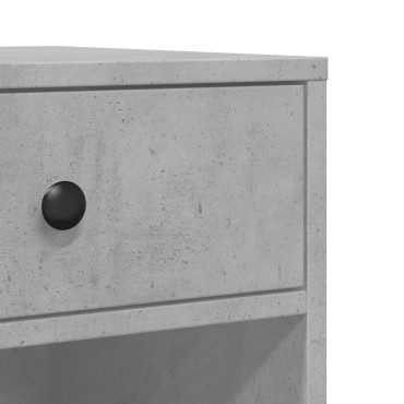 vidaXL Βάση Εκτυπωτή με Ρόδες Γκρι Σκυρ. 60x40x68,5 εκ.