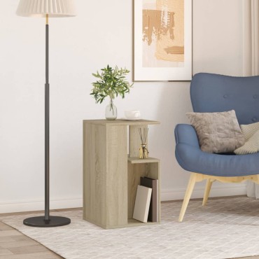 vidaXL Βοηθητικό Τραπέζι Sonoma Δρυς 35x35x60cm Επεξεργασμένο Ξύλο