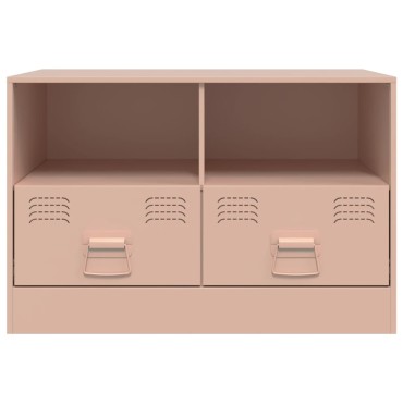 vidaXL Έπιπλο Τηλεόρασης Ροζ 67x39x44cm από Χάλυβα