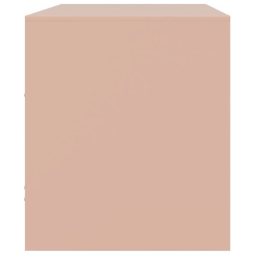 vidaXL Έπιπλο Τηλεόρασης Ροζ 67x39x44cm από Χάλυβα