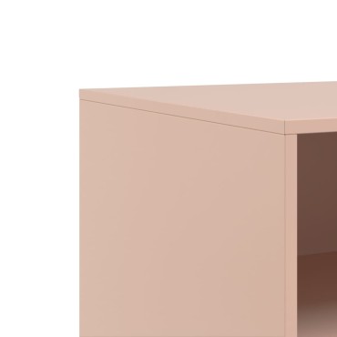 vidaXL Έπιπλο Τηλεόρασης Ροζ 67x39x44cm από Χάλυβα