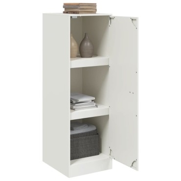 vidaXL Μπουφές Λευκός 34,5x39x107cm από Ατσάλι 1 τεμ.