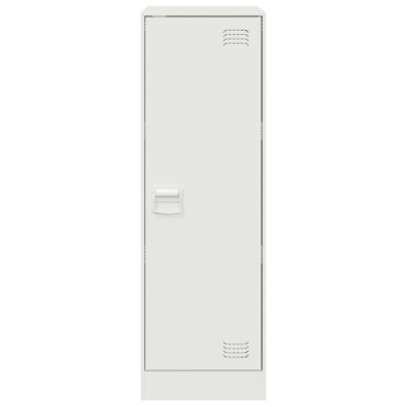 vidaXL Μπουφές Λευκός 34,5x39x107cm από Ατσάλι 1 τεμ.