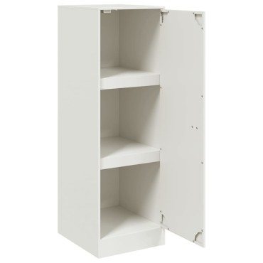 vidaXL Μπουφές Λευκός 34,5x39x107cm από Ατσάλι 1 τεμ.