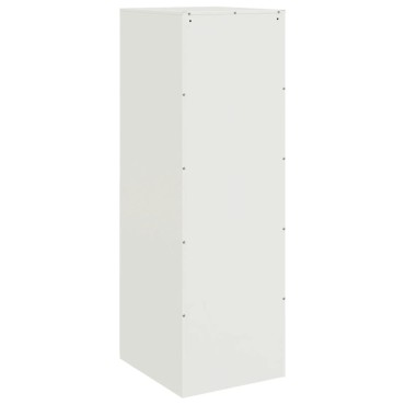 vidaXL Μπουφές Λευκός 34,5x39x107cm από Ατσάλι 1 τεμ.