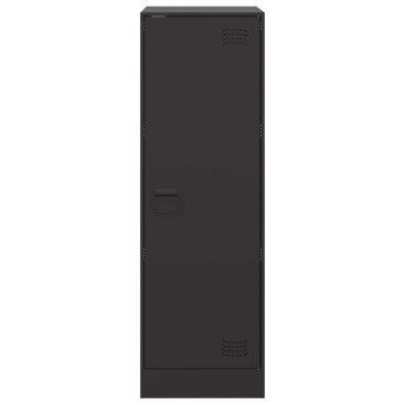 vidaXL Ντουλάπι Μαύρο 34,5x39x107cm από Ατσάλι 1 τεμ.
