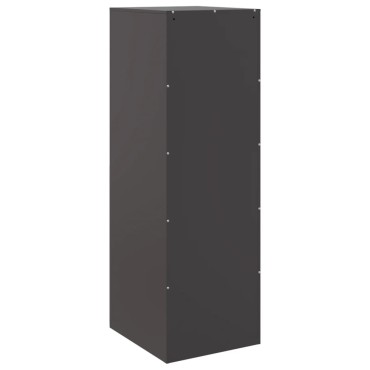 vidaXL Ντουλάπι Μαύρο 34,5x39x107cm από Ατσάλι 1 τεμ.