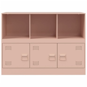 vidaXL Ντουλάπι Ροζ 99x39x73cm από Ατσάλι 1 τεμ.