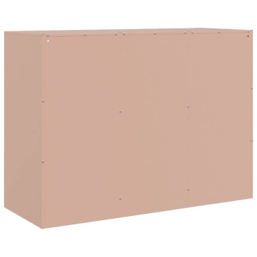 vidaXL Ντουλάπι Ροζ 99x39x73cm από Ατσάλι 1 τεμ.