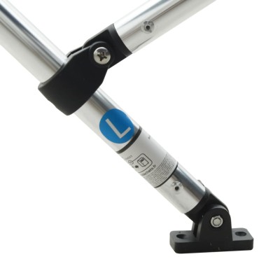 vidaXL Τέντα Σκάφους με 4 Αψίδες Τοιχώματα 243x(230-244)x137 εκ.