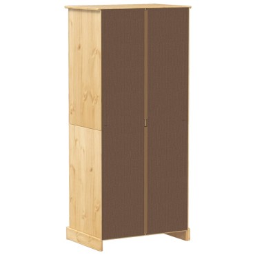 vidaXL Ντουλάπα Corona 76x50x170cm από Μασίφ Ξύλο Πεύκου 1 τεμ.