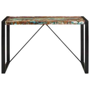 vidaXL Τραπεζαρία 120x55x76cm από Μασίφ Ανακυκλωμένο Ξύλο 1 τεμ.
