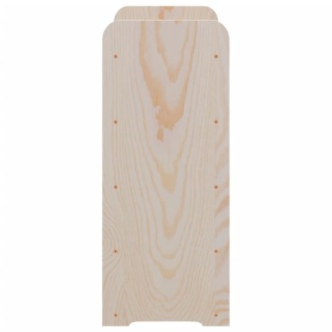 vidaXL Ραφιέρα Κρασιών με Επάνω Σανίδα 67,5x25x60cm Μασίφ Ξύλο Πεύκου 1 τεμ.
