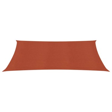vidaXL Πανί Σκίασης Ορθογώνιο Τερακότα 3,5x5 μ. HDPE 160 γρ./μ²