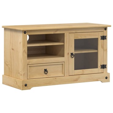 vidaXL Έπιπλο Τηλεόρασης Corona 100x45x58cm από Μασίφ Ξύλο Πεύκου