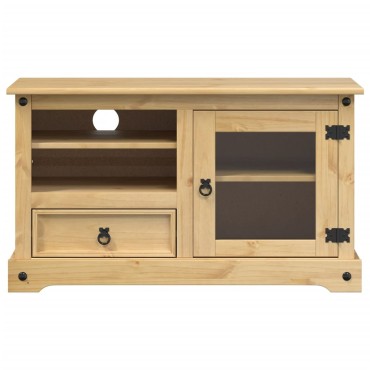 vidaXL Έπιπλο Τηλεόρασης Corona 100x45x58cm από Μασίφ Ξύλο Πεύκου