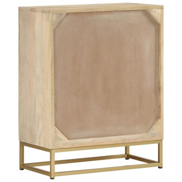 vidaXL Ντουλάπι με 2 Πόρτες 55x30x70cm από Μασίφ Ξύλο Μάνγκο 1 τεμ.