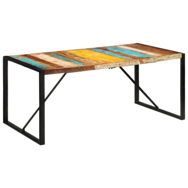 vidaXL Τραπεζαρία 175x90x76cm από Μασίφ Ανακυκλωμένο Ξύλο 1 τεμ.