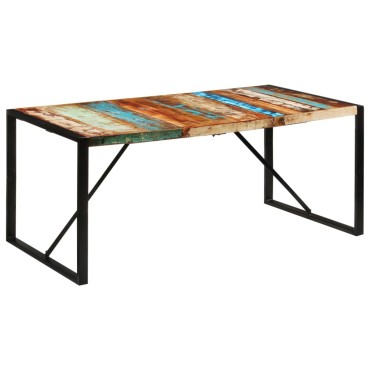 vidaXL Τραπεζαρία 175x90x76cm από Μασίφ Ανακυκλωμένο Ξύλο 1 τεμ.