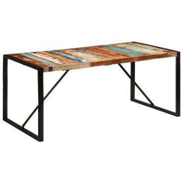 vidaXL Τραπεζαρία 175x90x76cm από Μασίφ Ανακυκλωμένο Ξύλο 1 τεμ.
