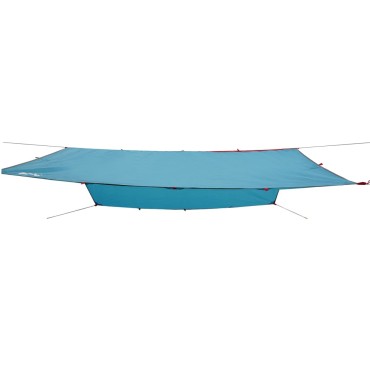vidaXL Μουσαμάς Κάμπινγκ Αδιάβροχος Μπλε 360 x 294 εκ.