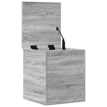 vidaXL Κουτί Αποθήκευσης Γκρι sonoma 40x42x46cm Επεξεργασμένο Ξύλο 1 τεμ.