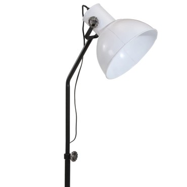 vidaXL Φωτιστικό Δαπέδου 25 W Λευκό 30x30x90-150 εκ. E27