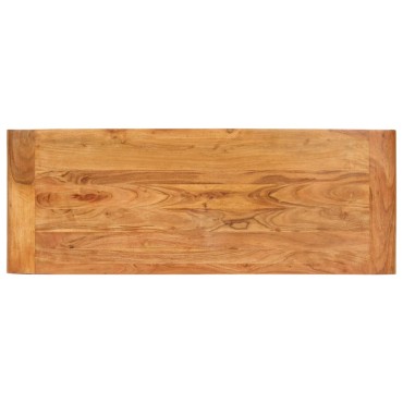 vidaXL Τραπέζι Κονσόλα 110x40x76cm Μασίφ Ξύλο Ακακίας Μελί Φινίρισμα 1 τεμ.
