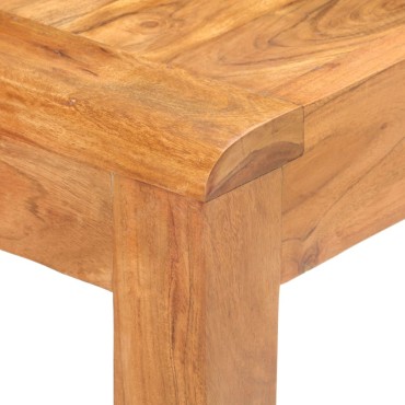 vidaXL Τραπέζι Κονσόλα 110x40x76cm Μασίφ Ξύλο Ακακίας Μελί Φινίρισμα 1 τεμ.