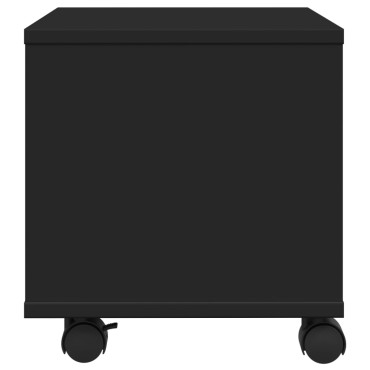 vidaXL Βάση Εκτυπωτή με Ρόδες Μαύρο 41x32x34,5 εκ.
