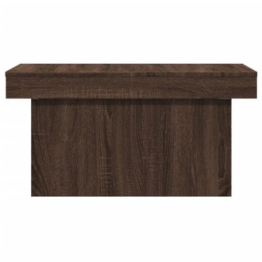 vidaXL Τραπεζάκι Σαλονιού Καφέ Δρυς 80x55x40cm από Επεξεργ. Ξύλο 1 τεμ.