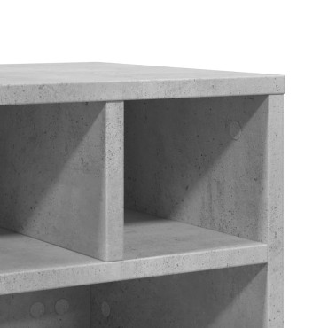 vidaXL Βάση Εκτυπωτή με Ρόδες Γκρι Σκυρ. 41x32x34,5 εκ.