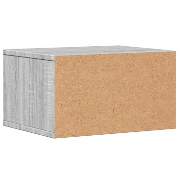 vidaXL Βάση Εκτυπωτή Γκρι Sonoma 40x32x22,5 εκ. από Επεξεργασμένο Ξύλο
