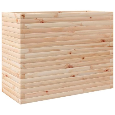vidaXL Ζαρντινιέρα Κήπου 90x40x68,5 εκ από Μασίφ Ξύλο Πεύκου