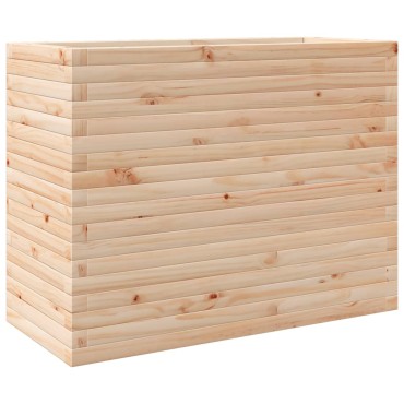 vidaXL Ζαρντινιέρα Κήπου 90x40x68,5 εκ από Μασίφ Ξύλο Πεύκου