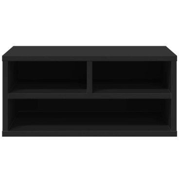 vidaXL Βάση Εκτυπωτή Μαύρη 49x40x22,5 εκ. από Επεξεργασμένο Ξύλο