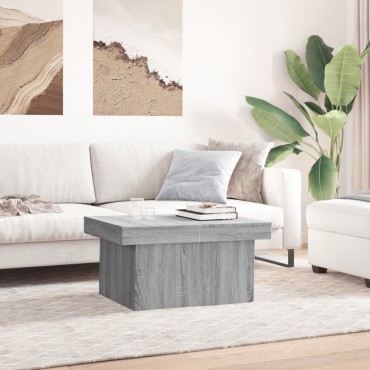 vidaXL Τραπεζάκι Σαλονιού Γκρι Sonoma 80x55x40cm Επεξεργασμένο Ξύλο 1 τεμ.
