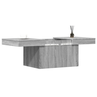 vidaXL Τραπεζάκι Σαλονιού Γκρι Sonoma 80x55x40cm Επεξεργασμένο Ξύλο 1 τεμ.