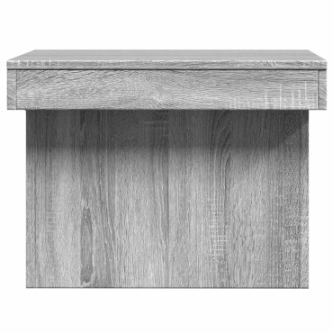 vidaXL Τραπεζάκι Σαλονιού Γκρι Sonoma 80x55x40cm Επεξεργασμένο Ξύλο 1 τεμ.