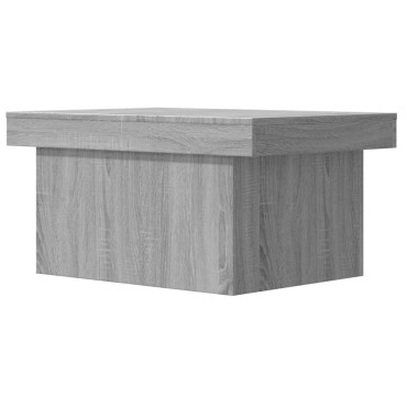 vidaXL Τραπεζάκι Σαλονιού Γκρι Sonoma 80x55x40cm Επεξεργασμένο Ξύλο 1 τεμ.