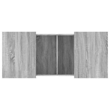 vidaXL Τραπεζάκι Σαλονιού Γκρι Sonoma 80x55x40cm Επεξεργασμένο Ξύλο 1 τεμ.